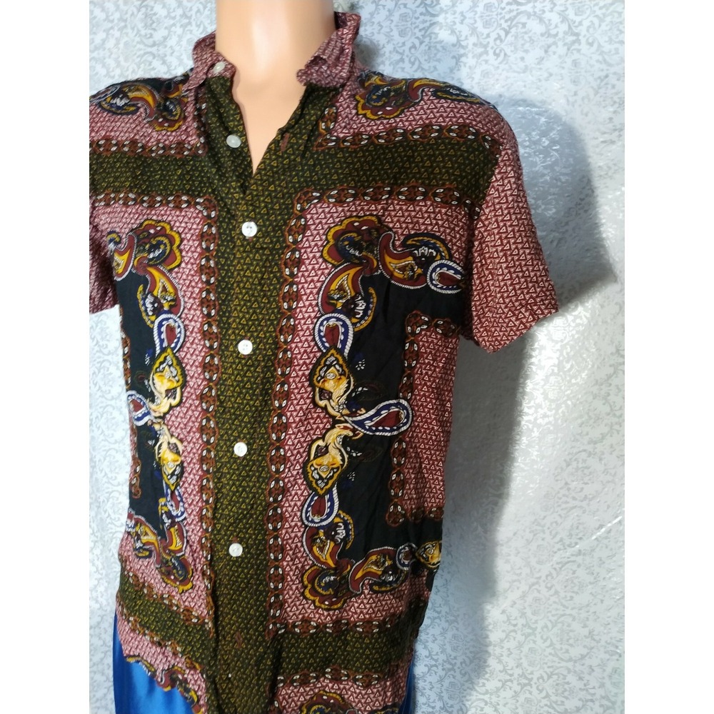 Mens Shirt Chinese Designed Size Small@22